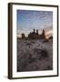 The Three Judges at Sunrise, Goblin Valley State Park, Utah-James Hager-Framed Photographic Print