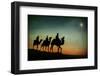 The Three Kings following the Star.-Rawpixel-Framed Photographic Print