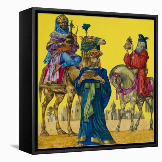 The Three Kings-Richard Hook-Framed Stretched Canvas