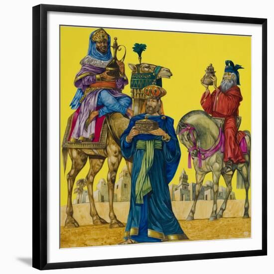 The Three Kings-Richard Hook-Framed Giclee Print