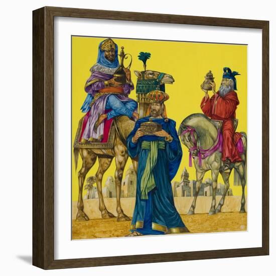 The Three Kings-Richard Hook-Framed Giclee Print