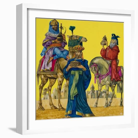 The Three Kings-Richard Hook-Framed Giclee Print