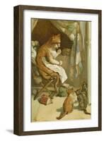 The Three Kittens-John Lawson-Framed Giclee Print