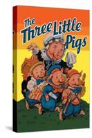 The Three Little Pigs-Milo Winter-Stretched Canvas