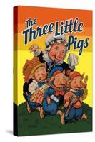 The Three Little Pigs-Milo Winter-Stretched Canvas