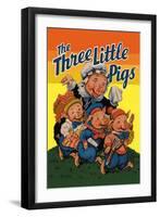 The Three Little Pigs-Milo Winter-Framed Art Print