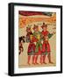 The Three Magi, Detail from the Nativity, 12th-13th Century-null-Framed Giclee Print