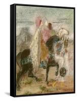 The Three Magi, Started in 1860 and Reworked after 1882-Gustave Moreau-Framed Stretched Canvas