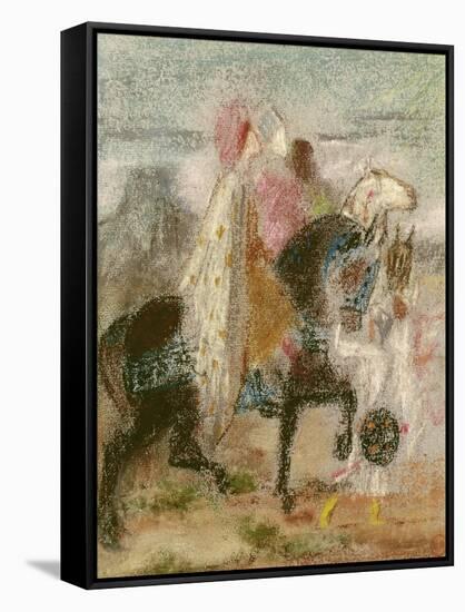 The Three Magi, Started in 1860 and Reworked after 1882-Gustave Moreau-Framed Stretched Canvas