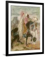 The Three Magi, Started in 1860 and Reworked after 1882-Gustave Moreau-Framed Giclee Print