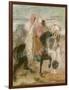 The Three Magi, Started in 1860 and Reworked after 1882-Gustave Moreau-Framed Premium Giclee Print