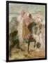 The Three Magi, Started in 1860 and Reworked after 1882-Gustave Moreau-Framed Premium Giclee Print