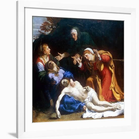 The Three Maries (The Dead Christ Mourned), C1604-Annibale Carracci-Framed Giclee Print