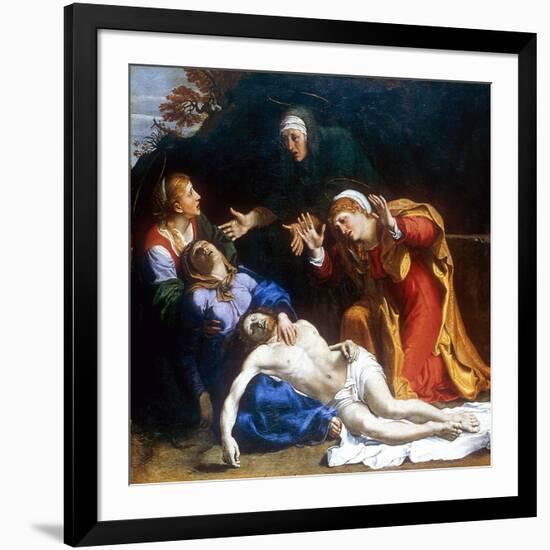 The Three Maries (The Dead Christ Mourned), C1604-Annibale Carracci-Framed Giclee Print