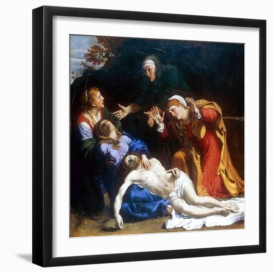 The Three Maries (The Dead Christ Mourned), C1604-Annibale Carracci-Framed Premium Giclee Print