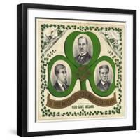 The Three Martyrs Executed at Manchester, England: God Save Ireland, Published C.1893-null-Framed Giclee Print