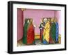 The Three Marys Announce to the Disciples That Jesus Has Risen. Codex of Predis (1476). Italy-null-Framed Giclee Print