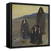 The Three Marys, c.1905-10-Edwin Austin Abbey-Framed Stretched Canvas