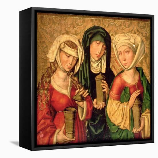 The Three Marys on Gold Ground Panels-Michael Wolgemut Or Wolgemuth-Framed Stretched Canvas