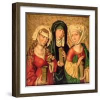 The Three Marys on Gold Ground Panels-Michael Wolgemut Or Wolgemuth-Framed Giclee Print