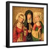 The Three Marys on Gold Ground Panels-Michael Wolgemut Or Wolgemuth-Framed Giclee Print