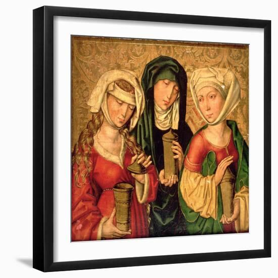 The Three Marys on Gold Ground Panels-Michael Wolgemut Or Wolgemuth-Framed Giclee Print