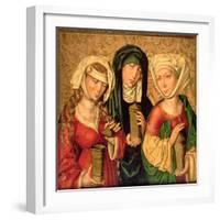 The Three Marys on Gold Ground Panels-Michael Wolgemut Or Wolgemuth-Framed Giclee Print