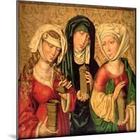 The Three Marys on Gold Ground Panels-Michael Wolgemut Or Wolgemuth-Mounted Giclee Print