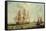 The Three-Masted Barque 'Halcyon' of Hull, 1832-Thomas A. Binks-Framed Stretched Canvas
