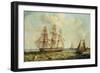 The Three-Masted Barque 'Halcyon' of Hull, 1832-Thomas A. Binks-Framed Giclee Print