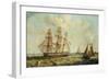 The Three-Masted Barque 'Halcyon' of Hull, 1832-Thomas A. Binks-Framed Giclee Print