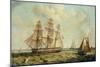 The Three-Masted Barque 'Halcyon' of Hull, 1832-Thomas A. Binks-Mounted Giclee Print