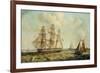 The Three-Masted Barque 'Halcyon' of Hull, 1832-Thomas A. Binks-Framed Giclee Print
