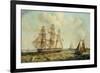 The Three-Masted Barque 'Halcyon' of Hull, 1832-Thomas A. Binks-Framed Giclee Print