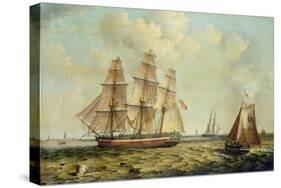 The Three-Masted Barque 'Halcyon' of Hull, 1832-Thomas A. Binks-Stretched Canvas