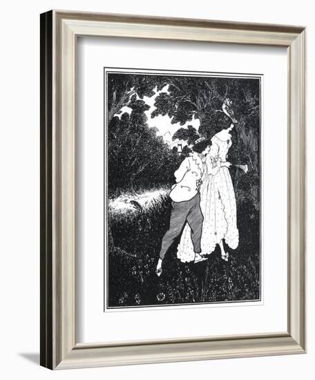 The Three Musicians-Aubrey Beardsley-Framed Art Print