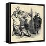 'The Three Musketeers'-John Gilbert-Framed Stretched Canvas