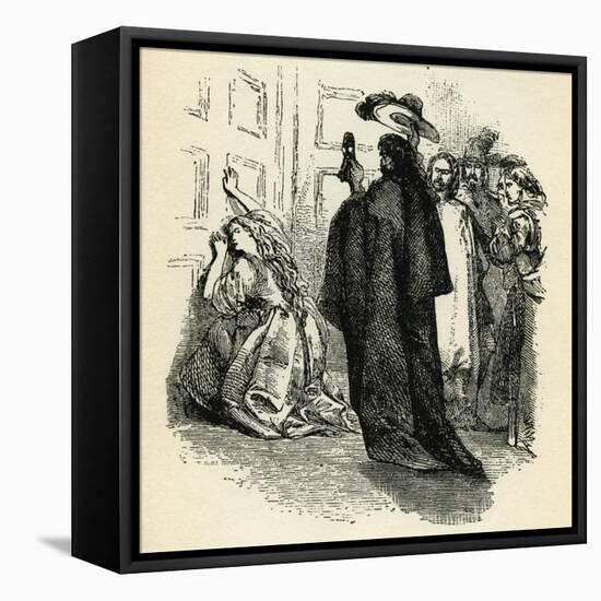 'The Three Musketeers'-John Gilbert-Framed Stretched Canvas