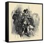 'The Three Musketeers'-John Gilbert-Framed Stretched Canvas