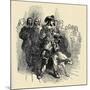 'The Three Musketeers'-John Gilbert-Mounted Giclee Print