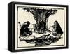 The Three Norns, from Götterdämmerung by Wagner-Arthur Rackham-Framed Stretched Canvas