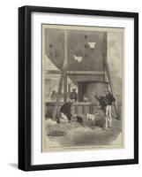 The Three Occupants of the Turret of HMS Glatton When Fired At-null-Framed Giclee Print