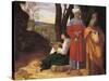 The Three Philosophers-Luca Della Robbia-Stretched Canvas