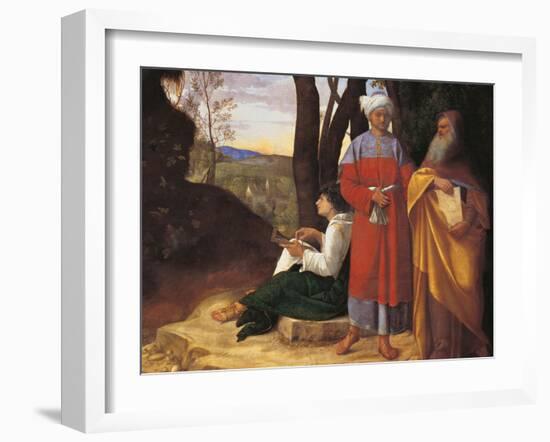 The Three Philosophers-Luca Della Robbia-Framed Giclee Print