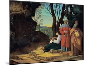 The Three Philosophers-Giorgione da Castelfranco-Mounted Giclee Print