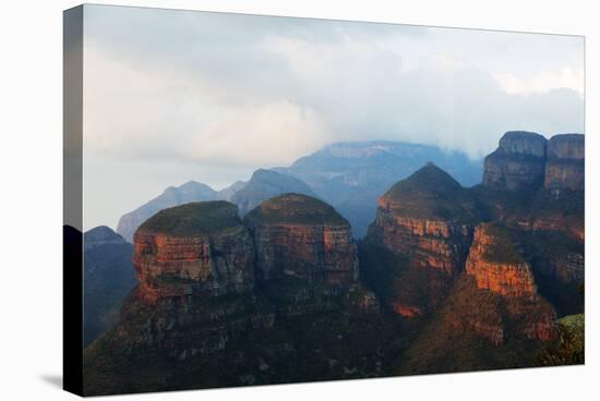 The Three Rondavels Lookout, Blyde River Canyon Nature Reserve, Mpumalanga, South Africa, Africa-Christian Kober-Stretched Canvas