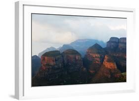The Three Rondavels Lookout, Blyde River Canyon Nature Reserve, Mpumalanga, South Africa, Africa-Christian Kober-Framed Photographic Print
