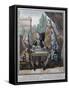 The Three Royal Princes of France Playing Trictrac as their Father-null-Framed Stretched Canvas