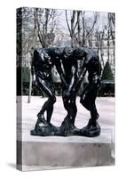 The Three Shades, 1881-Auguste Rodin-Stretched Canvas