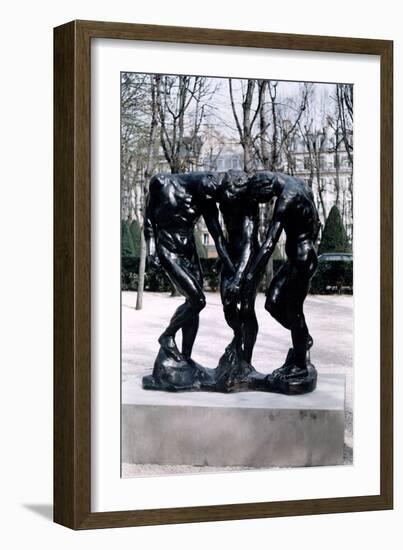 The Three Shades, 1881-Auguste Rodin-Framed Giclee Print